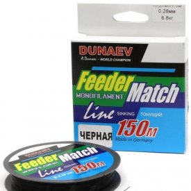  Dunaev Feeder-Match Sinking Black 0.16 150